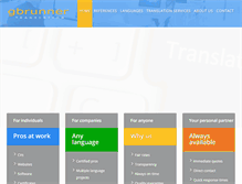 Tablet Screenshot of gb-translation.com